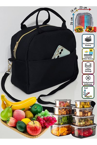 USF Mother Baby Carrying Bag with Hanger Thermal Insulation Thermal Thermos Food, Food, Feeding, Food Bag