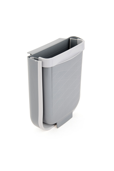Qlüx Qlux Foldable Trash Can - Gray - 6 Lt