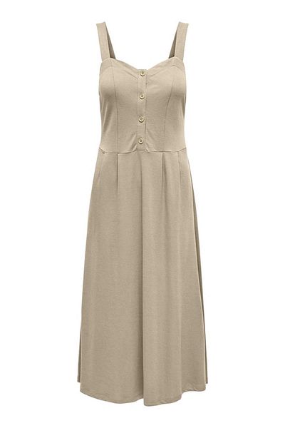 ONLY Φόρεμα με κουμπιά Onljany Stone Color S/L - Jrs 15180143