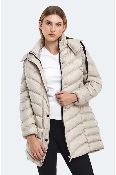 Slazenger Palton alb de iarnă Gwen pentru femei