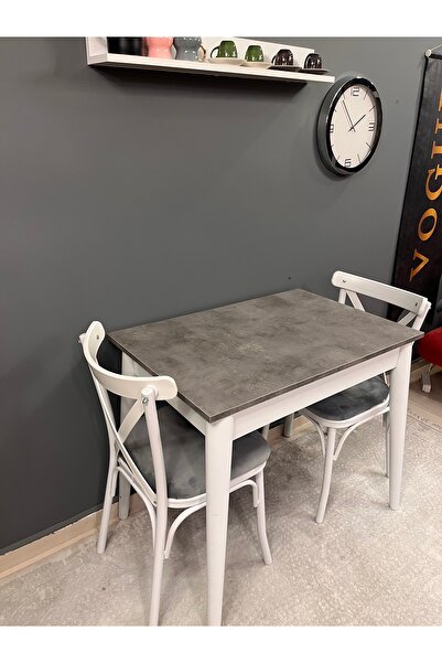 VOGUE TASARIM VE AKSESUAR 60/90 ölçü küçük  mutfak masası kullanışlı yemek ma...