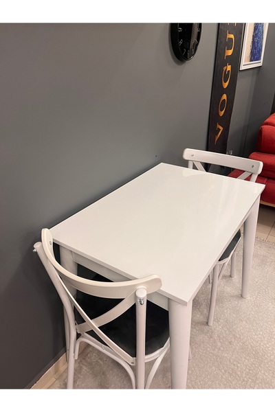 VOGUE TASARIM VE AKSESUAR 60/90 ölçü küçük  mutfak masası kullanışlı yemek masası ekonomik çalışma masası ideal balkon masası