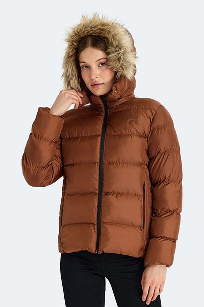Slazenger Дамско зимно палто Guest Low в кафяво
