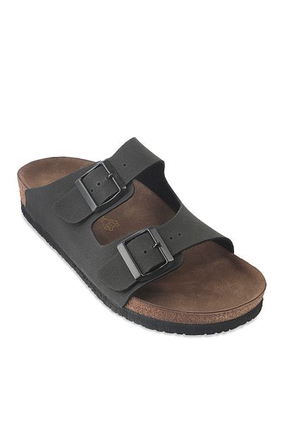 Slazenger Ανδρικές παντόφλες Nubuck με μαύρο φακό