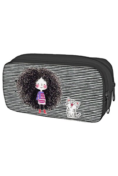 Skaer Apex Cutie de creioane imprimată cu ochi dublu