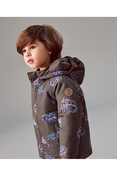 Name it Printed Jacket - Olive Night