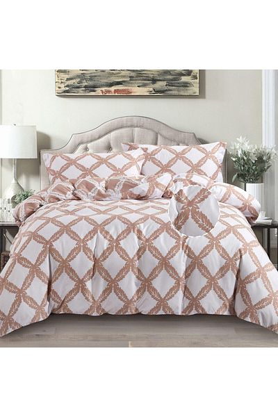 Donetella 3-piece Printed King Size Duvet Set 240x260 Cm Filler Not Included