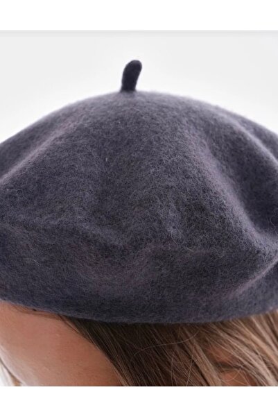 Ermas Fransız Ressam Keçe Bere / Antrasit