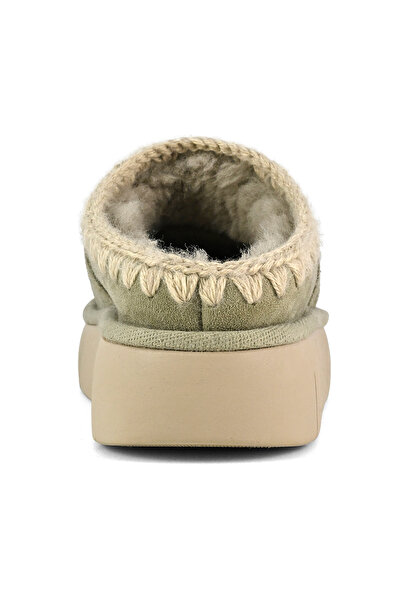 Mou Women / Girls Slippers / Slippers (Home) Mu.Fw531001A Loak Mou Bounce Clog Metal Logo Laurel Oak