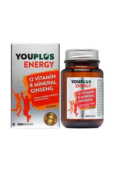 Youplus Energy Vitamin and Mineral Complex 30 Tablets