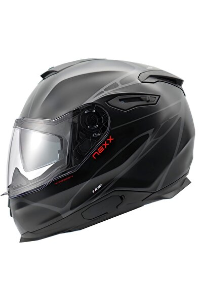 Nexx Y.100 B-SIDE MAT SİYAH-GRİ KASK