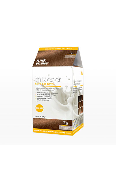 Milkshake Milk_shake Milk Color Eko Kit Saç Boyası Orta Kumral Egzotik -7e (KÖPÜKSÜZ)