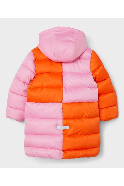 Name it - Long Puffer Jacket -Rosebloom