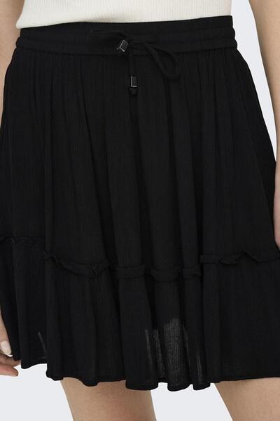 ONLY ONLIBIZA LIFE SHORT SKIRT WVN NOOS 15219931 SİYAH