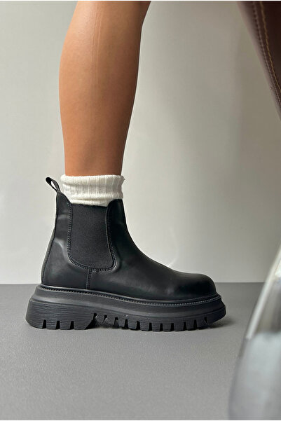 Mupa Shoes Μαύρα γυναικεία μποτάκια