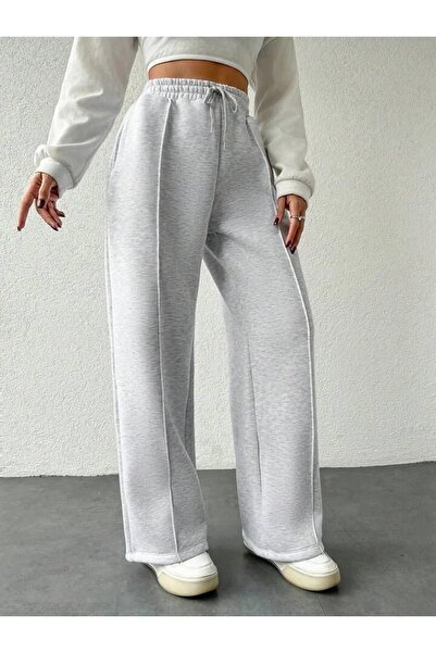 berfmoda Női bő szárú, csíkos melegítőnadrág egész évszakban