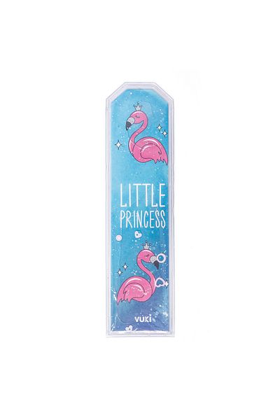 VUKİ Semn de carte cu sclipici cu model flamingo