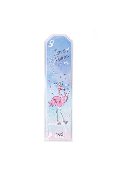 VUKİ Βιβλιοδείκτης με μοτίβο Flamingo Glittery Water