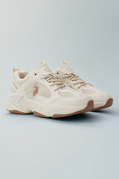 U.S. Polo Assn. A1872580 Beige Women's Casual Sneaker