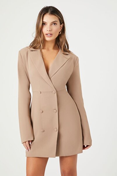 Forever 21 Kruvaze Blazer Elbise