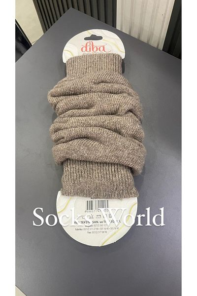 Diba Beige Women's Knee Pads - 71% Wool 20% Cotton