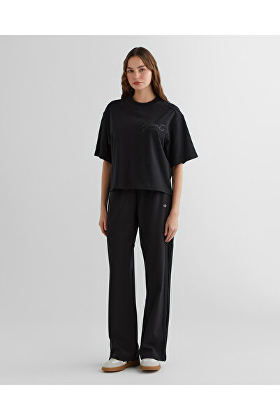 Gant Kadın Siyah Regular Fit Eşofman Altı