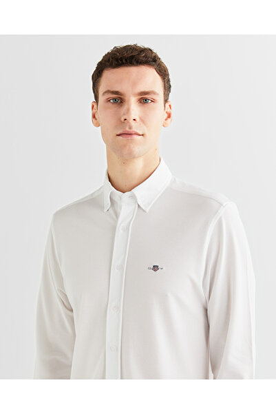 Gant Erkek Beyaz Regular Fit Gömlek