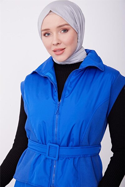 Armine Kaşkorseli Yelek 23k4603 Morcivert