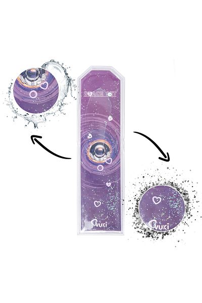 VUKİ Αστροναύτης με μοτίβο Glittery Watery Σελιδοδείκτης
