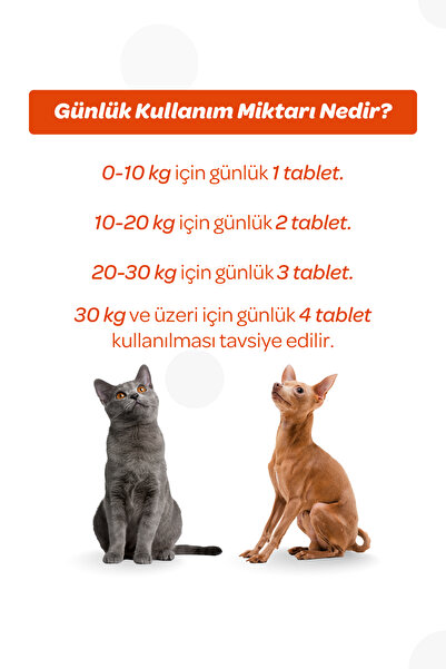 Vet's Plus C Vitamin Tablet 75'li (C Vitamini Desteğİ, Kedi ve Köpekler için)