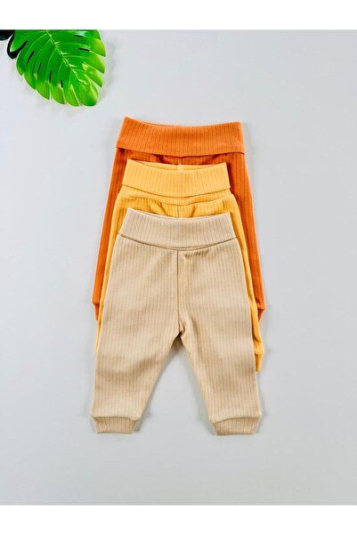 EFU BABY بنطلون أطفال أساسي مصنوع من القطن بنسبة 100% للجنسين