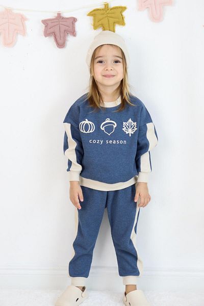 MiaBaby Cozy Embroidery Printed 3 Piece Set
