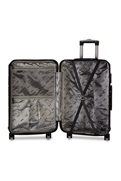 Fiyaka My-pp orta boy Polipropilen Süper esnek kırılmaz tekerlekli valiz bavul seyahat MOR