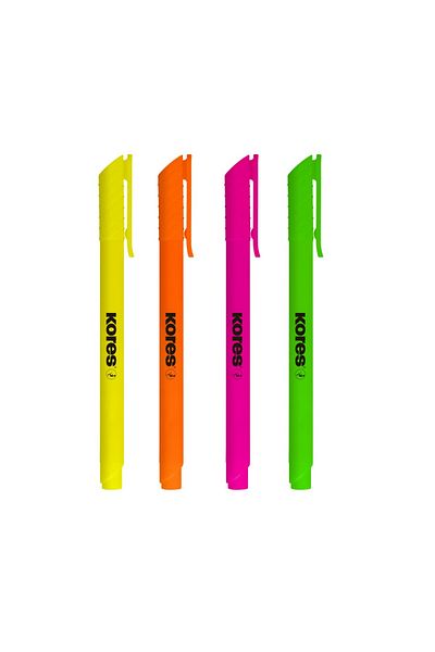 kores High Liner Set of 4 Highlighter Pens
