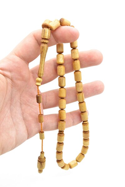 Murty99 Capsule Cut Large Size Acacia Wood Prayer Beads with Master Work System