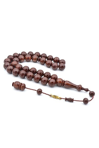 Murty99 Ahmet Emin Semnat Globuri mari de dimensiuni tăiate Maro Crimping Amber Tasbih