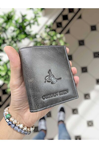 Visso leather VİSSO 111 isme özel HAKİKİ DERİ BOZUK PARA BÖLMELİ CÜZDAN ERKEK...