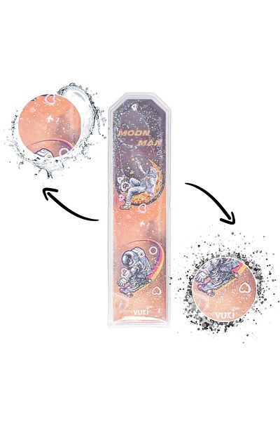 VUKİ Αστροναύτης με μοτίβο Glittery Watery Σελιδοδείκτης