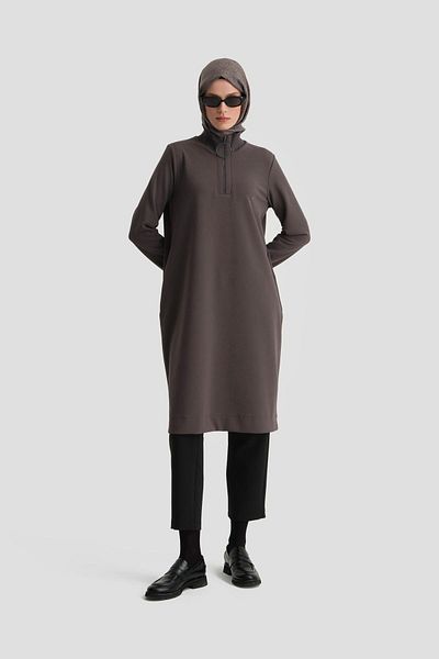 Armine Anthracite Ortd412 Sweat Tunic