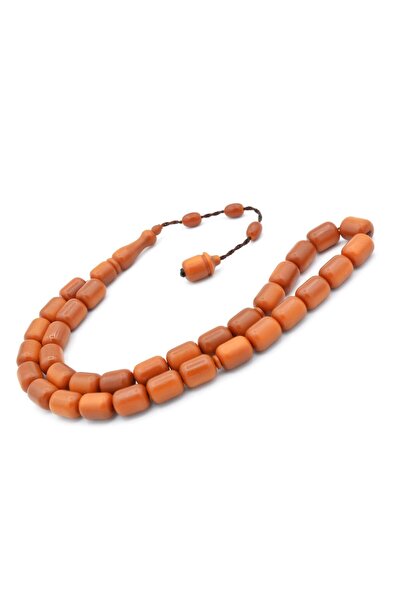 Murty99 Orange Fiber Rosary - System, Large Size, Barrel Cut