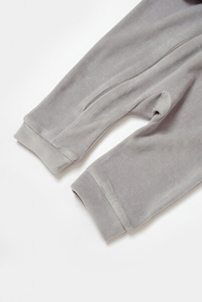 BabyCosy Elephant Jumpsuit With Long Sleeves Grey,