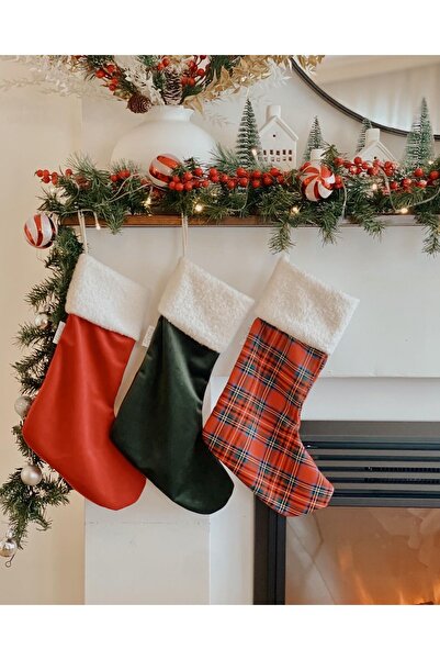 Hestia Home Πρωτοχρονιάτικες Διακοσμητικές Κάλτσες