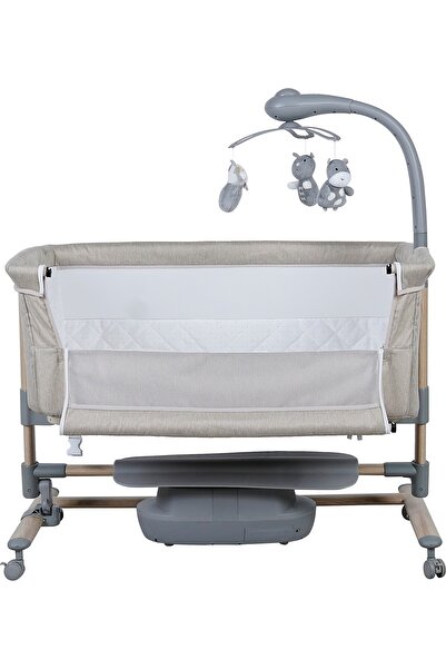 Prego 4091 Anne Yanı Elektrikli Uzaktan Kumandalı Dönenceli Beşik