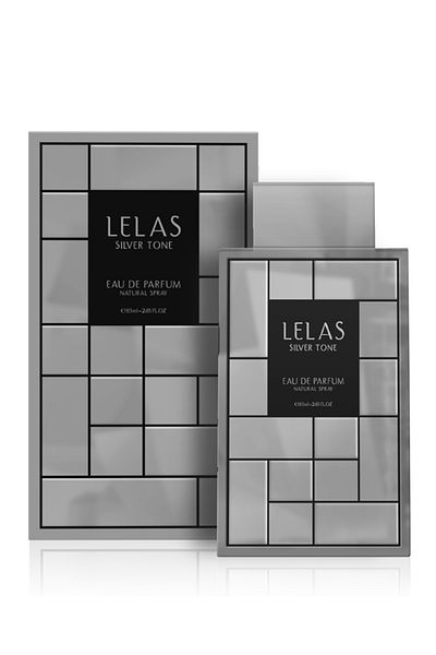 Lelas عطر ليلاس أرتيستري 809 سيلفر تون EDP 85 مل برائحة العنبر الزهري للجنسين