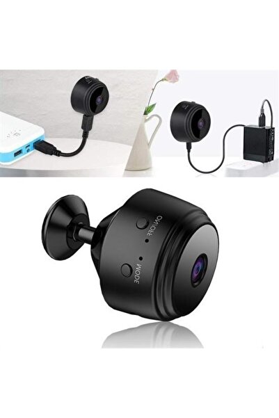 Genel Markalar Woody Sofia A9 Mini Döner Başlıklı Wifi Kablosuz Interaktif Gece Görüşlü 1080 P Full Hd Mikro Wifi G