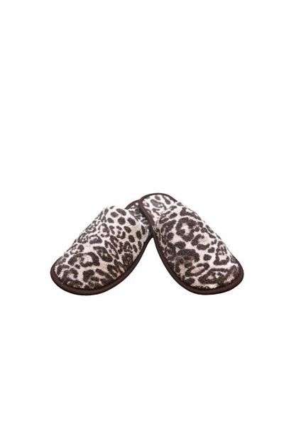Ender Home Non-Slip İncekapalı Printed Slippers Towel - Bathroom, Home, Hotel Slippers