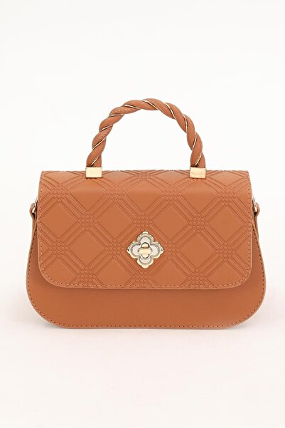 Levidor 930180   Women's Embossed Patterned Hand & Shoulder Bag