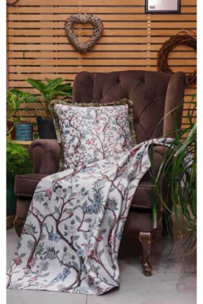 Adawall Lüks Kadife Kırlent/kırlent Kılıfı 45cmx45cm Püsküllü