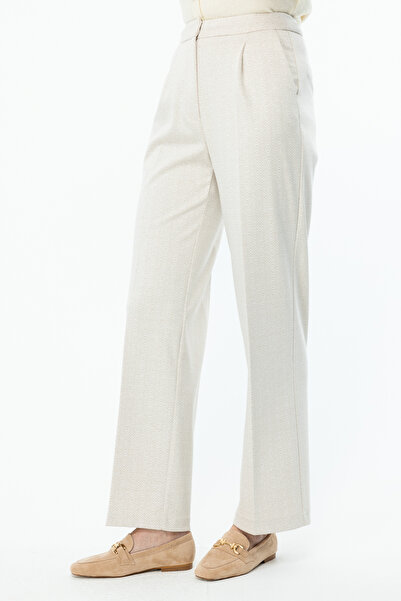 Ekol PATTERNED BOWL LEG PANTS