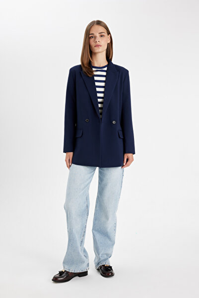 DeFacto Oversize Wide Fit Blazer Jacket